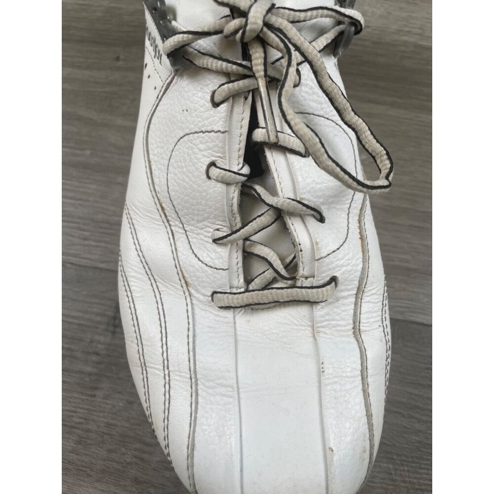 Footjoy Golf Shoes Women's Size 8.5 M White Leather 54195 Comfort - Picture 13 of 16